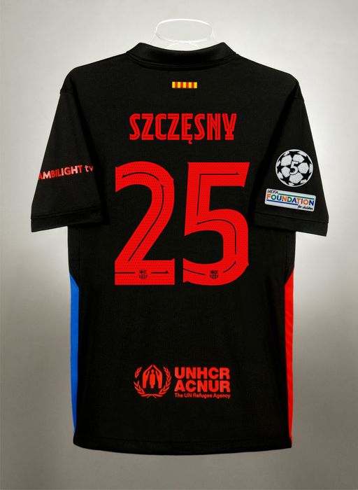 Koszulka FC Barcelona 24/25 LM wyjazdowa SZCZĘSNY 25 r. XXL 48h
