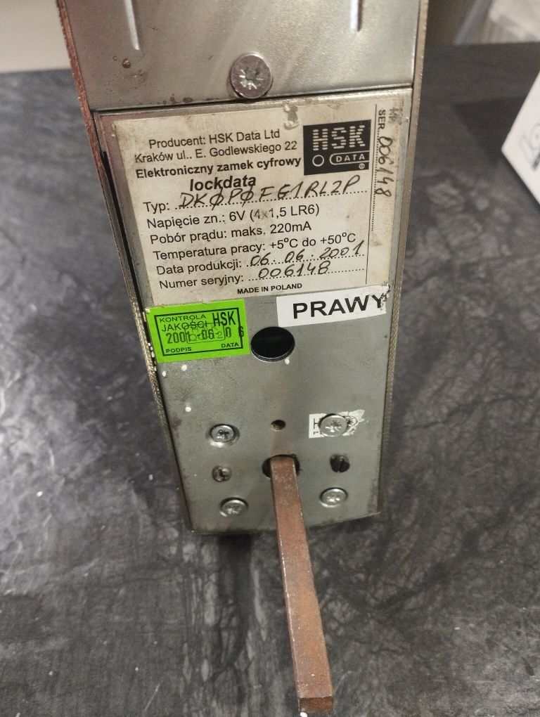 Lockdata zamek prawy