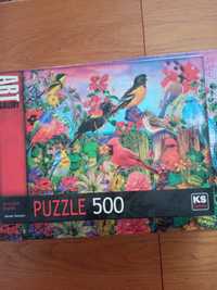 Puzzle 500 Birds and Blooms