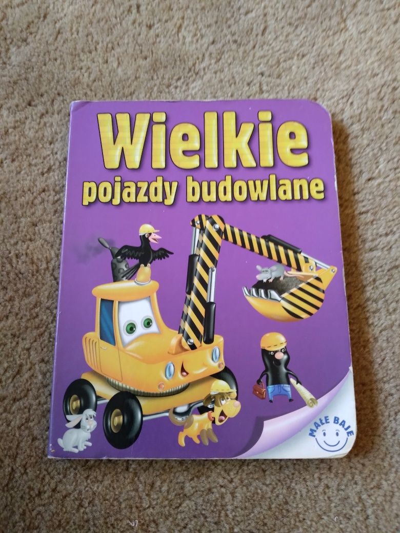 Książeczka wielkie pojazdy budowlane