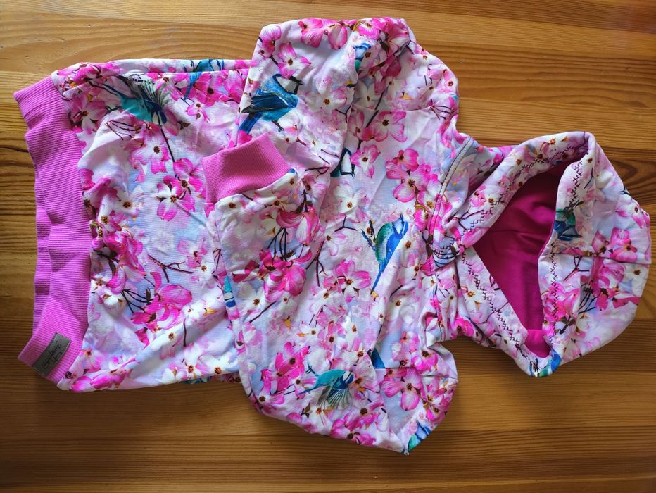 Bluza dziewczęca Handmade Zszywarka Ptaszki 110