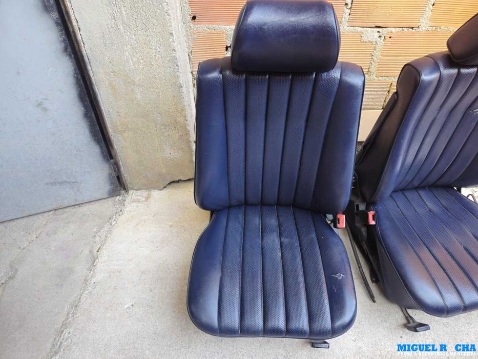 Conjunto de bancos mbtex azul Mercedes 190 W201