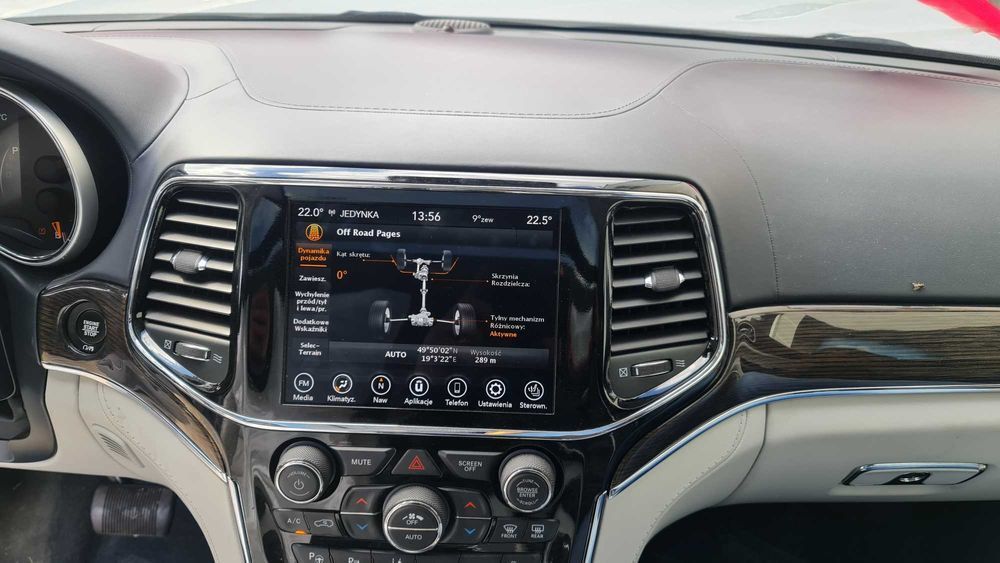 Polski Język JEEP Grand Cherooke  Menu Konwersja USA
