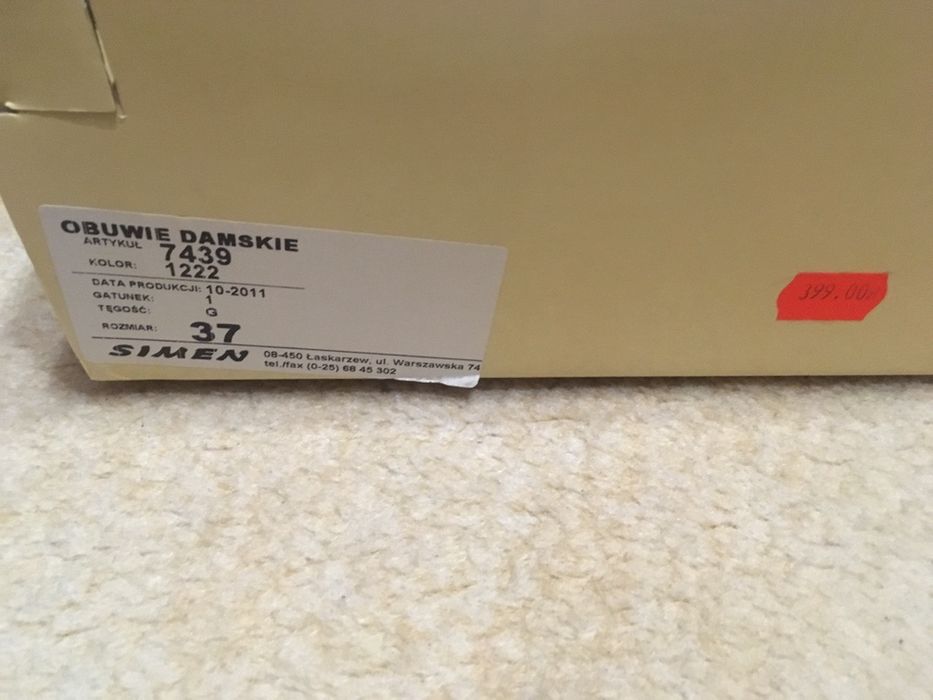 Kozaki skórzane Simen