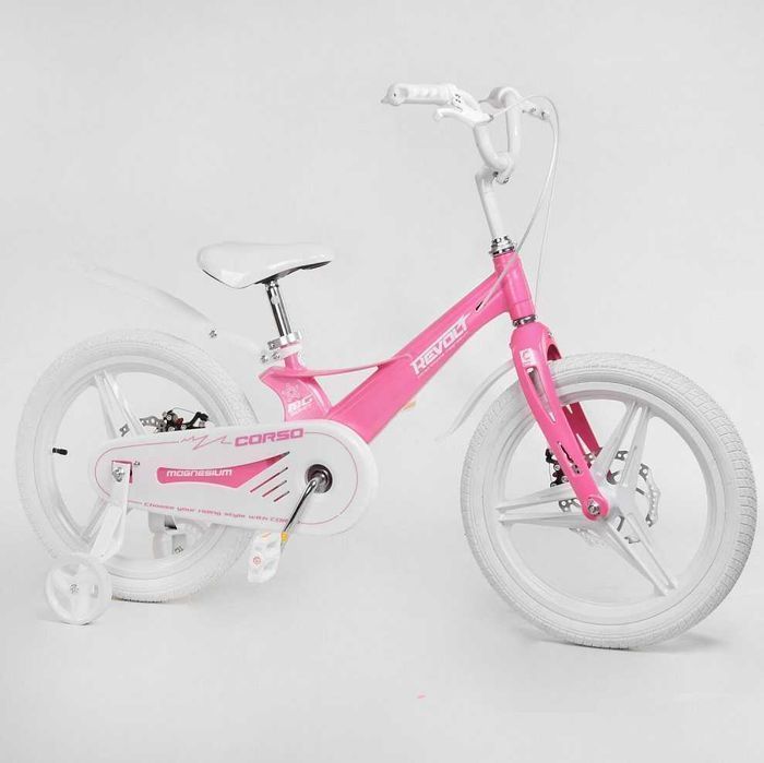 Велосипед НОВИЙ дитячий CORSO, магнієва рама, литі диски 18 дюймів