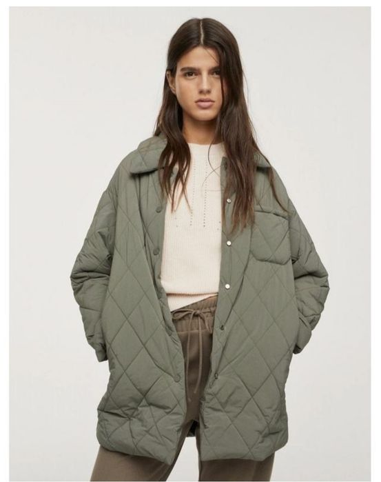 Стеганая куртка рубашка Mango