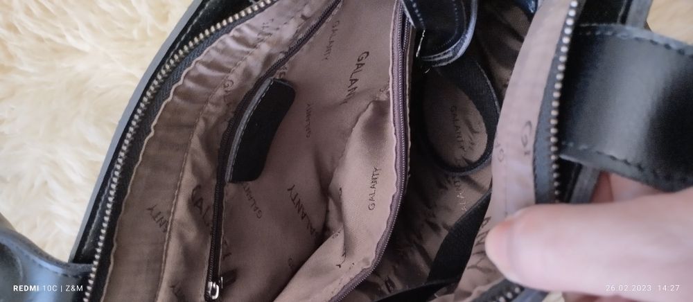 Жіноча Сумка портфель натуральна шкіра