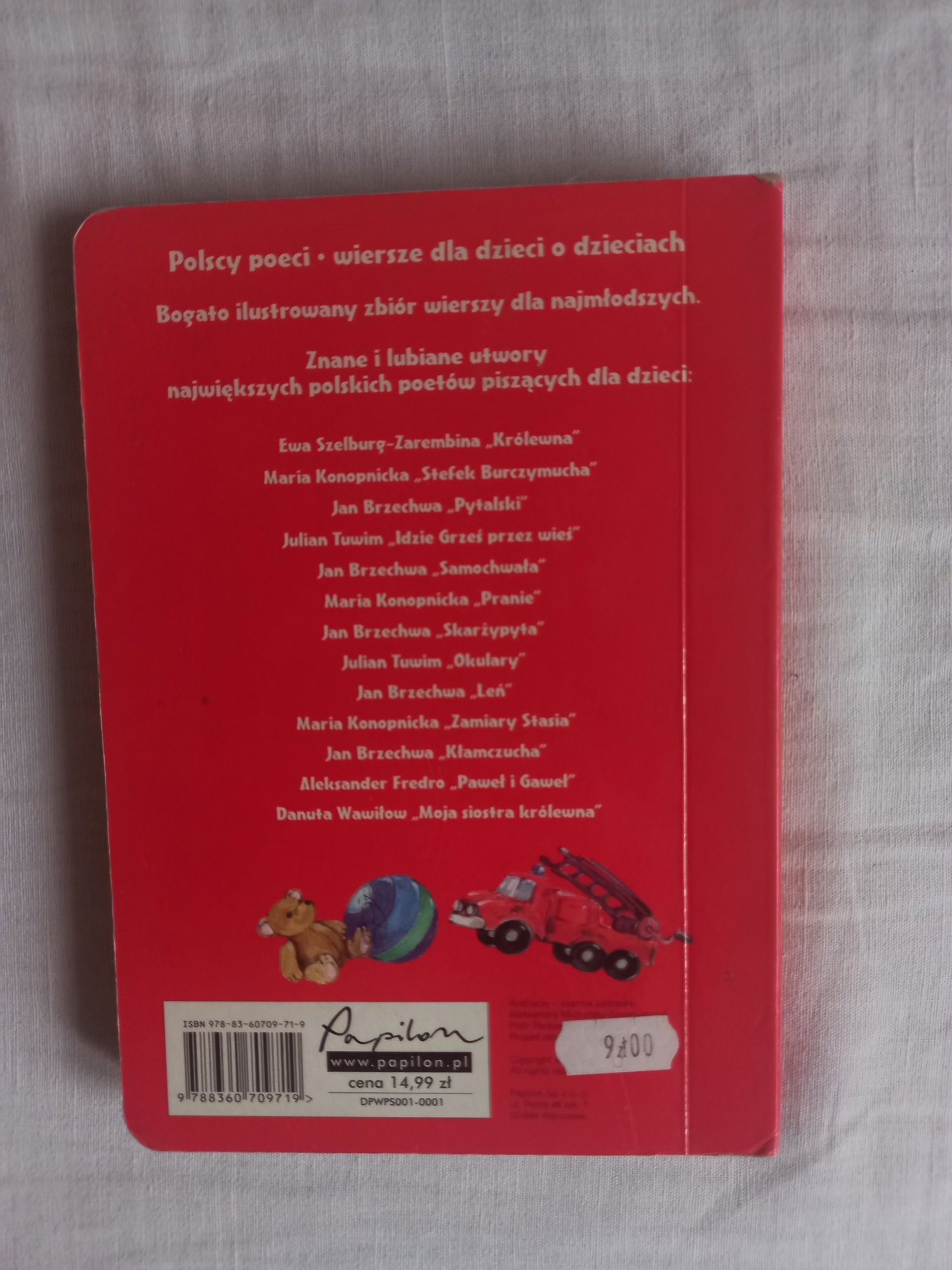 Polscy poeci wiersze dla dzieci o dzieciach Papilon