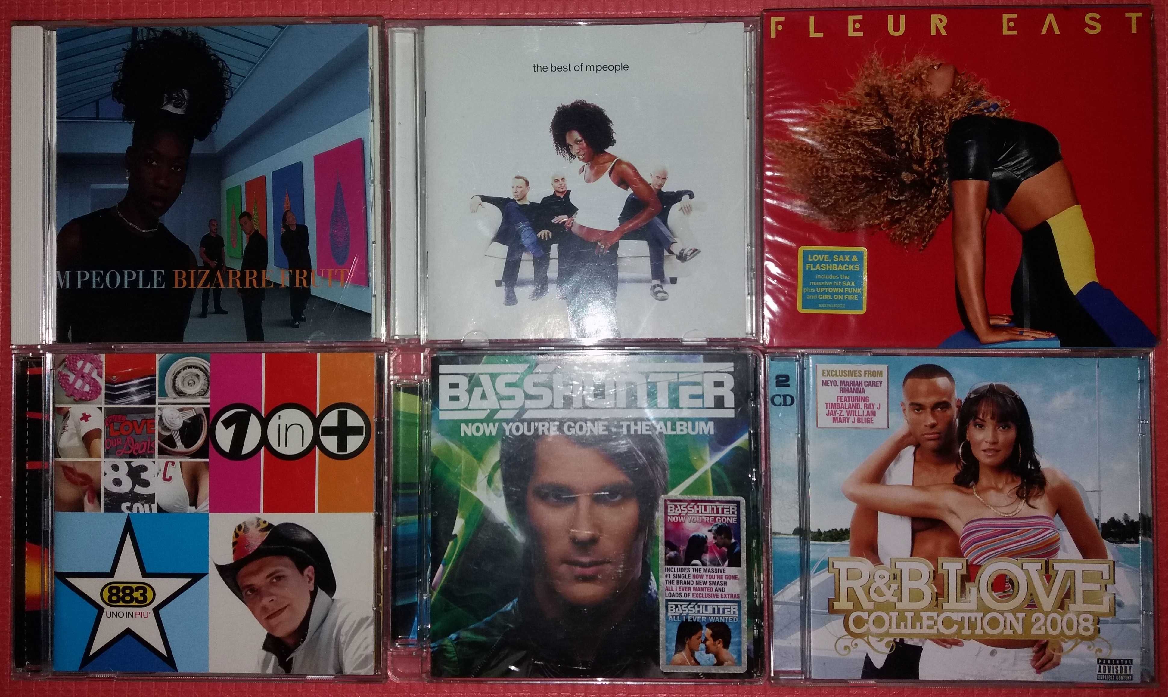 CD M People, Fleur East, 883, Basshunter, R&B Love Collection 2008