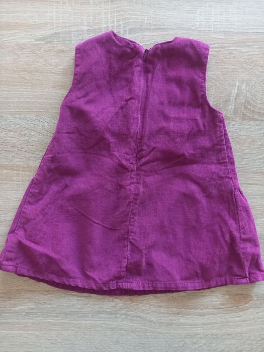 Sztruksowa sukienka rozm. 62