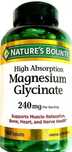 В подарок магний Nature's Bounty Magnesium Glycinate 240 mg 180 капс