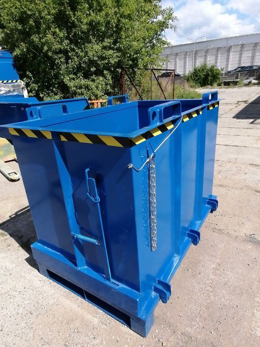 Rewelacyjny Pojemnik Z Otwieranym Dnem Na Gruz -PMD 1500L KONTENER