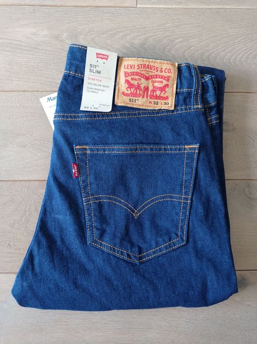 Spodnie jeansowe Levis 511 Slim Nowe Oryginalne W32L30 TANIO! 1/3 CENY