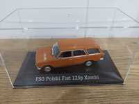 FSO Polski Fiat 125p Kombi w skali 1:43 + gablotka