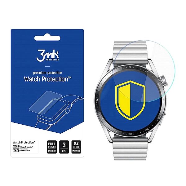 Folia ochronna 3mk Watch Protection™ v. ARC+ na Huawei Watch GT 3/46mm