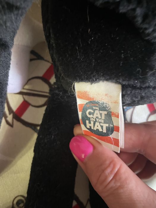 Мягкая игрушка кот в шляпе The cat in the hat винтаж Dr. Seuss