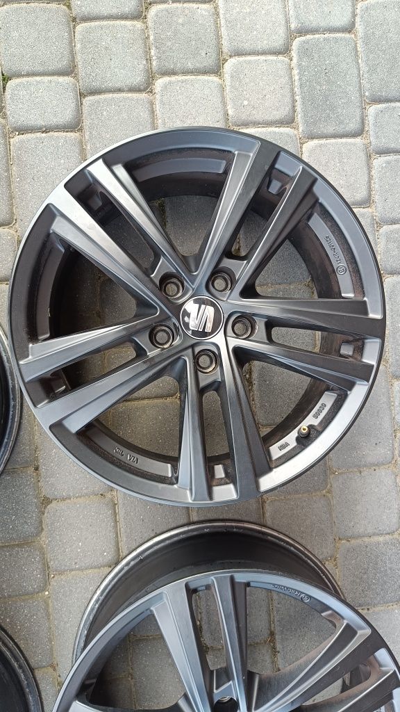 Felgi17 5*112 Seat Ateca Leon Toledo Czarne kpl