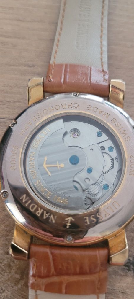 Sprzedam zegarek męski z mechanicznym paskiem Ulysse Nardin9 w bardzo
