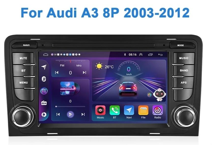 Radio nawigacja AUDI A3 8P Carplay android GPS NAVI