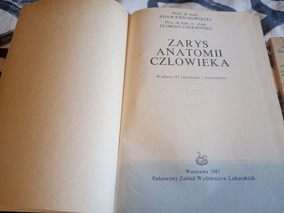 Zarys anatomii człowieka, mały atlas anatomiczny, przewodnik ćwiczeń