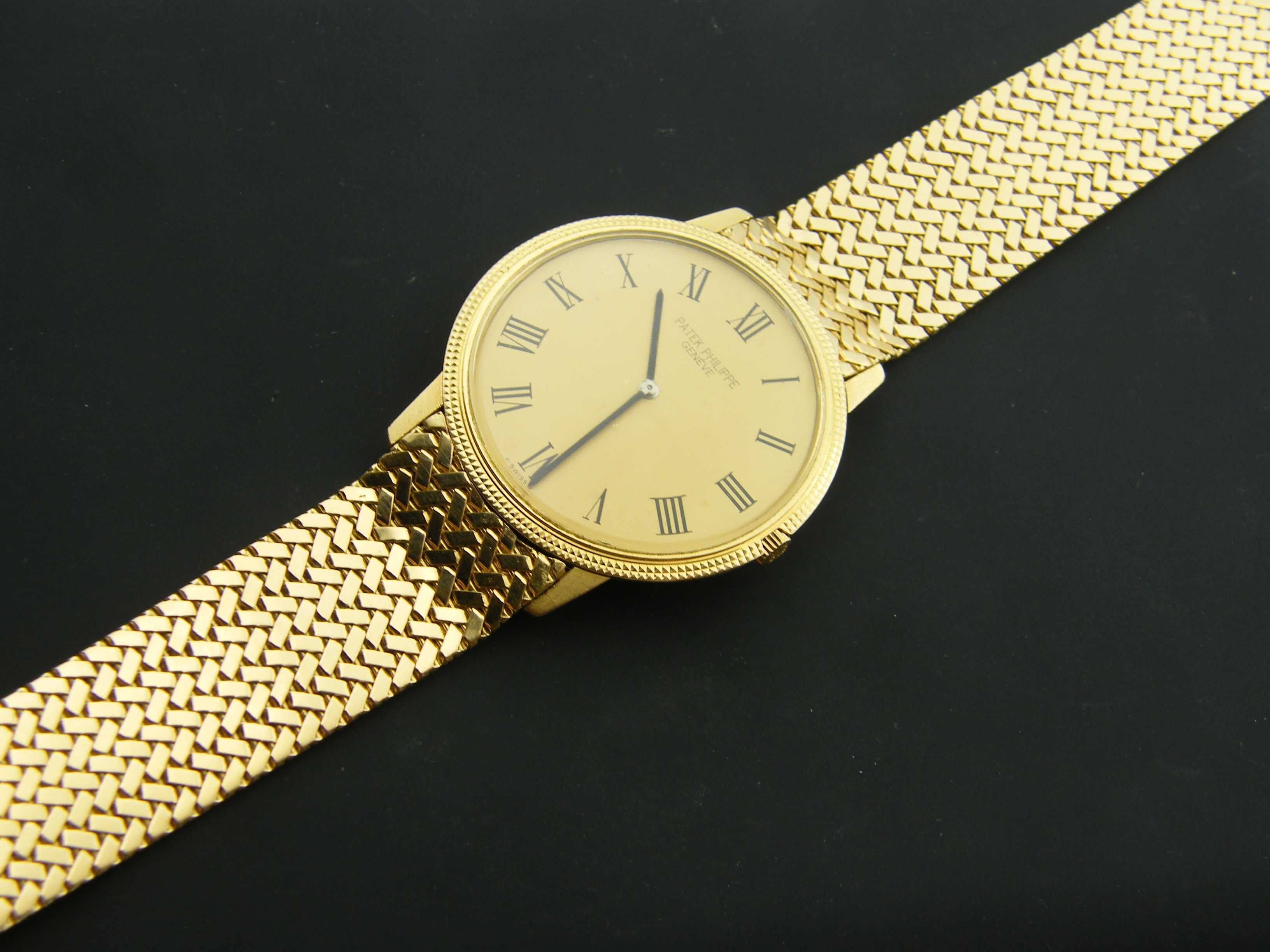 Patek Philippe Calatrava na Bransolecie w 18k Złocie Pr.0750 ref: 3590