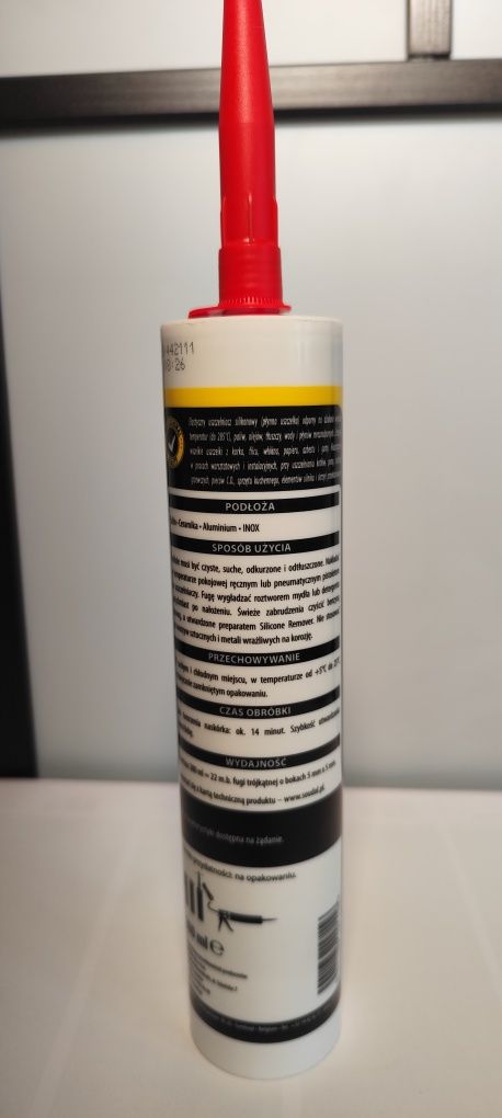 Silikon SOUDAL wysokotemperaturowy 285*C Płynna Uszczelka 280ML