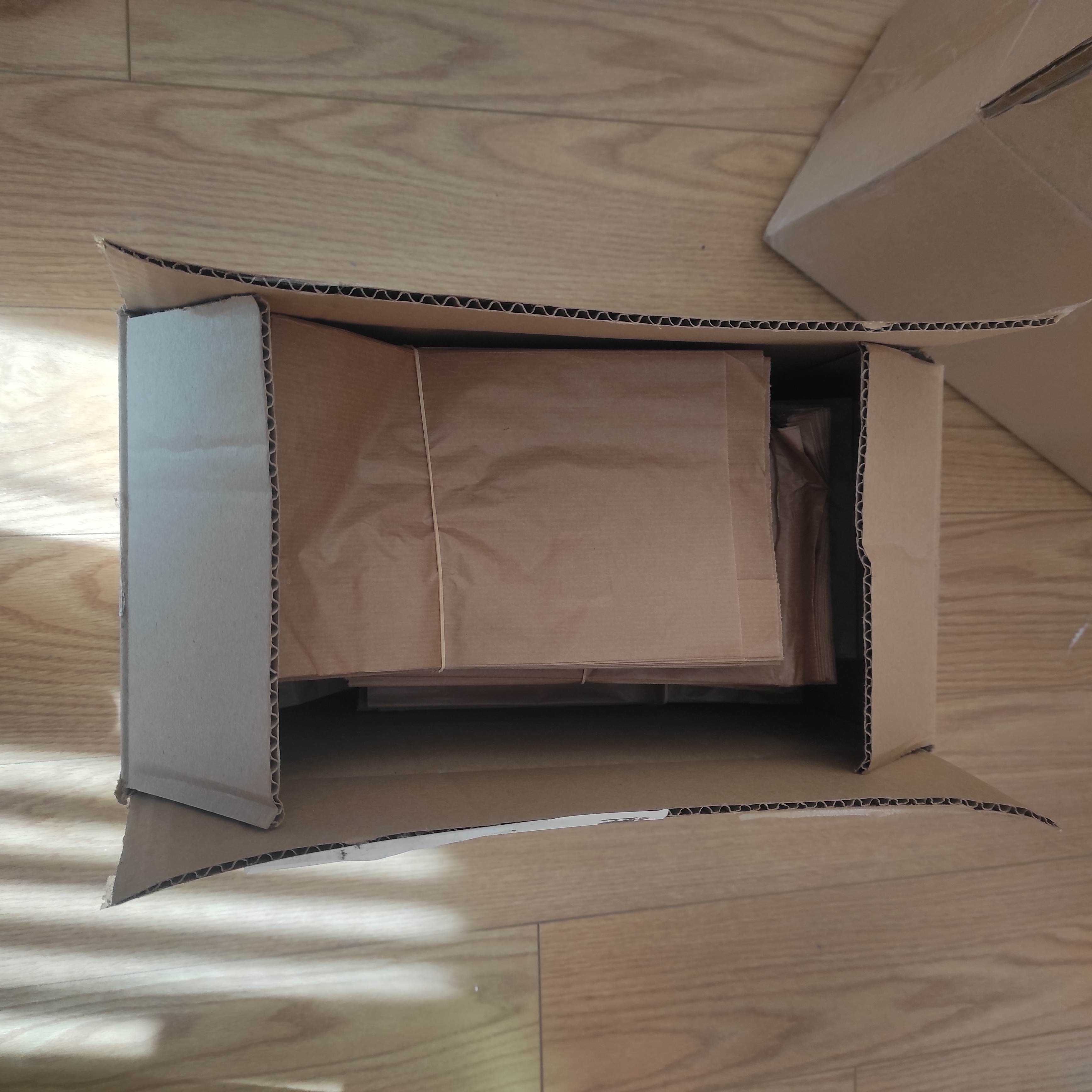 Sacos papel Kraft sem asas 14+7x24 cm 2780 unidades servem para tudo