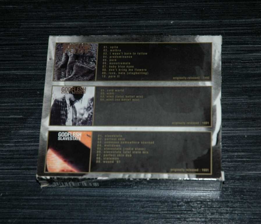 GODFLESH - Pure/Cold World/Slavestate. 3xCD Box. 2009 Earache.