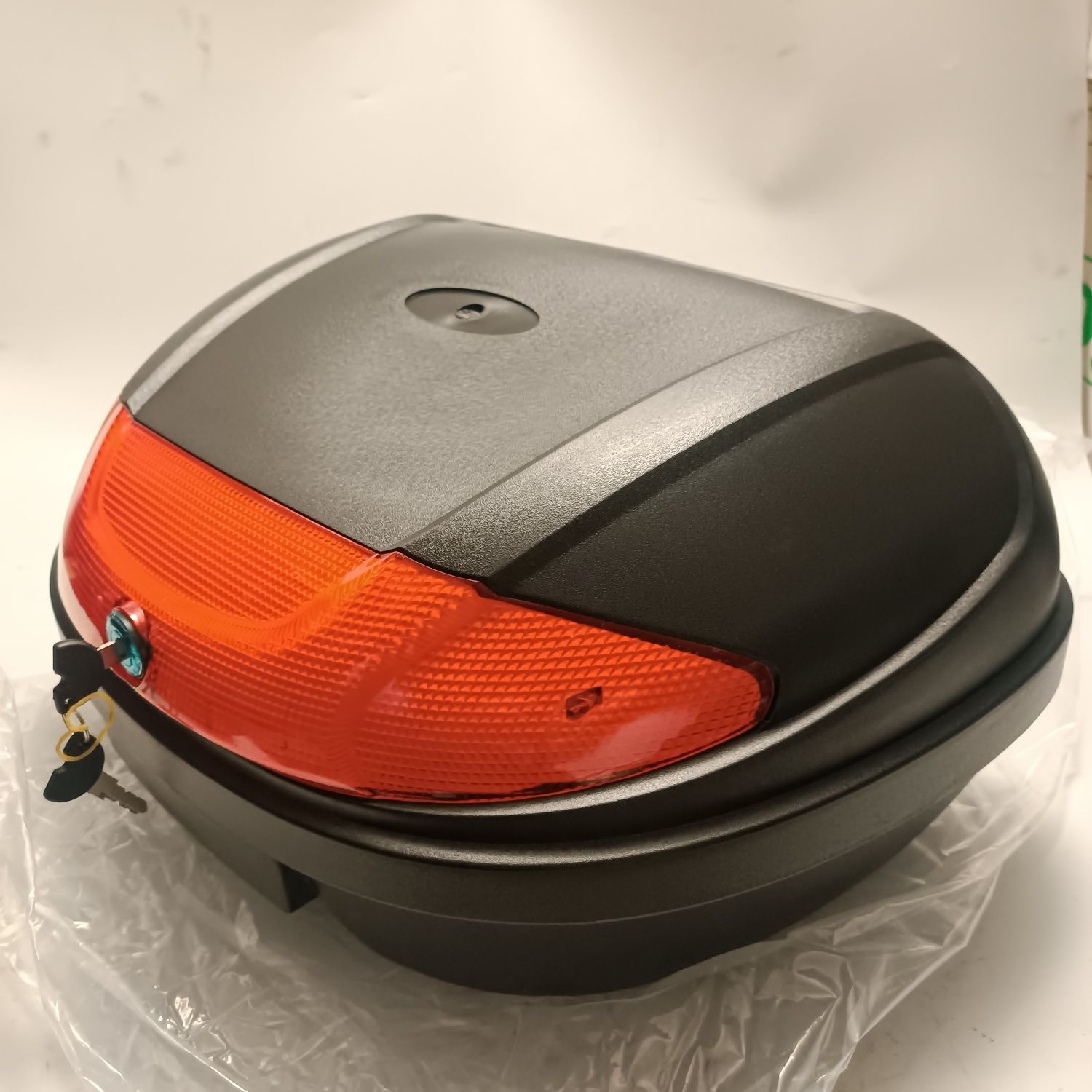 Kufer Centralny 50 litrow Duzy zamek klucz płyta 3w1  Quad Motocykl