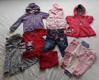 Zestaw 74 paka spodnie body H&M Lupilu Nini Hippil bluza Disney Peppa