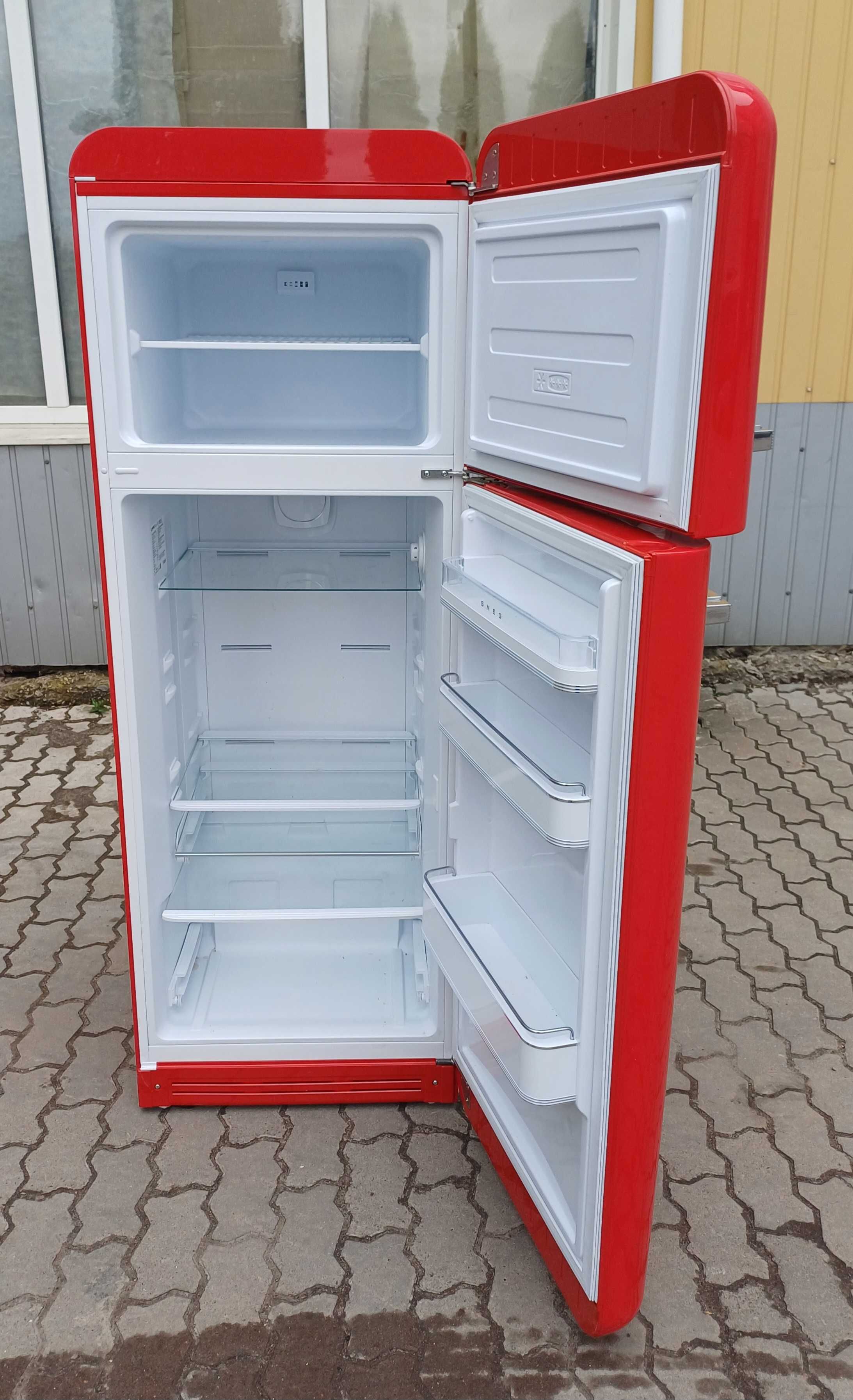 Холодильник Смег Smeg FAB30RRD5 170см А+++ червоний вживаний
