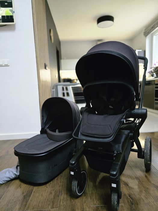 Wózek Joolz Hub + 2w1 gondola i spacerówka Nero