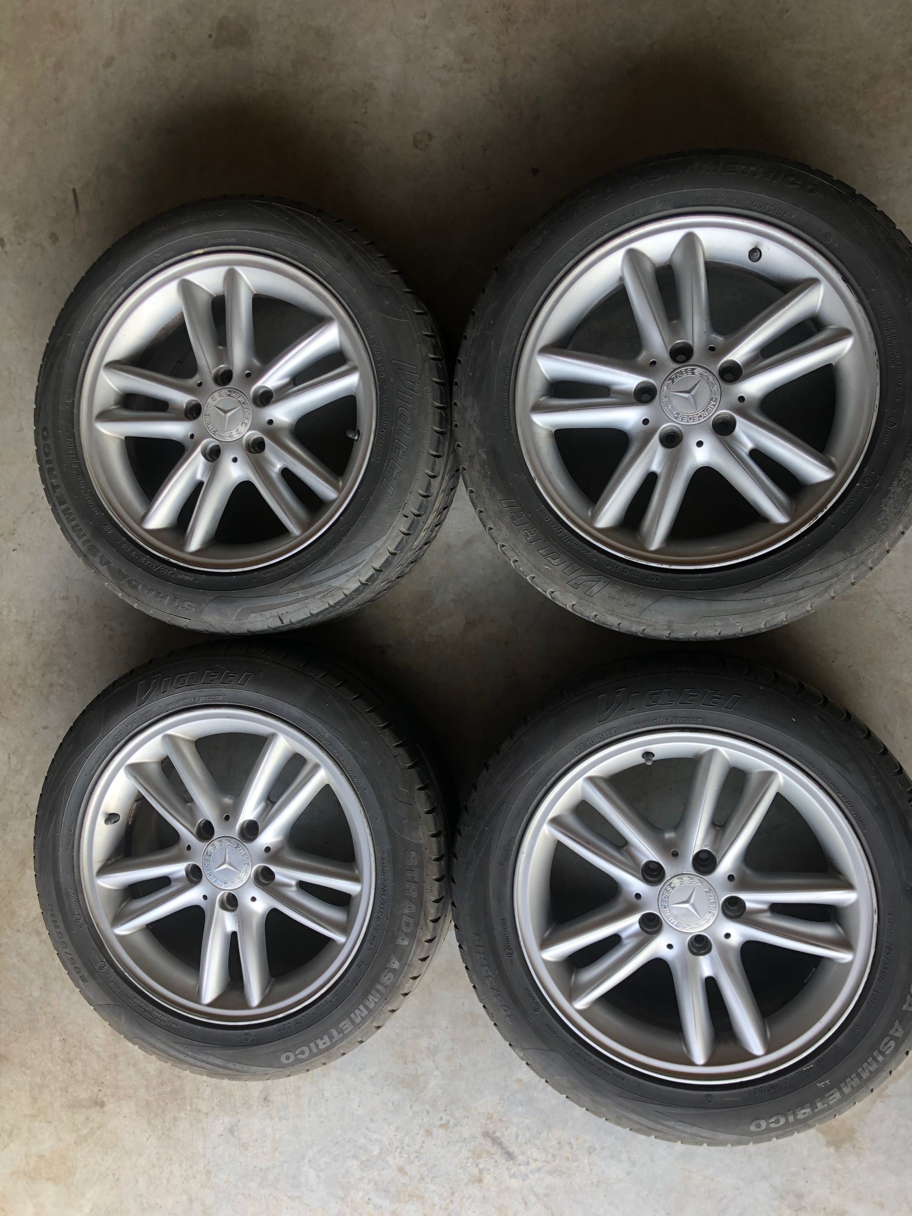 Felgi aluminiowe z oponami mercedes 16’’