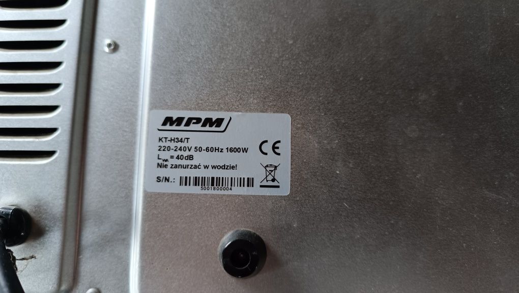 Piekarnik MPM 1600 W