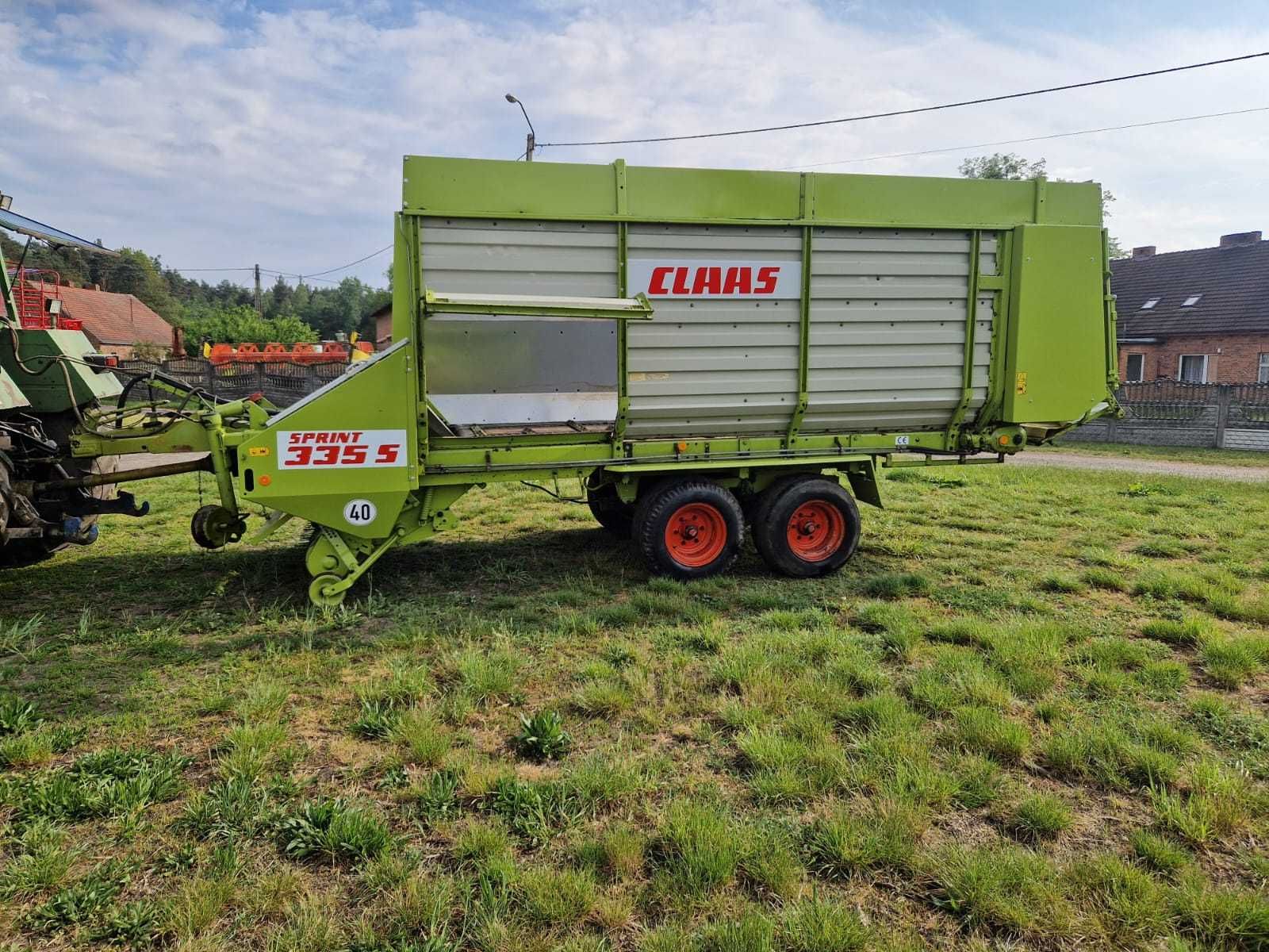 przyczepa samozbierająca claas sprint 335