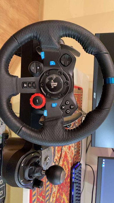 Logitech G29 Driving Force + Shifter | Stan bardzo dobry | PS4/PS5/PC