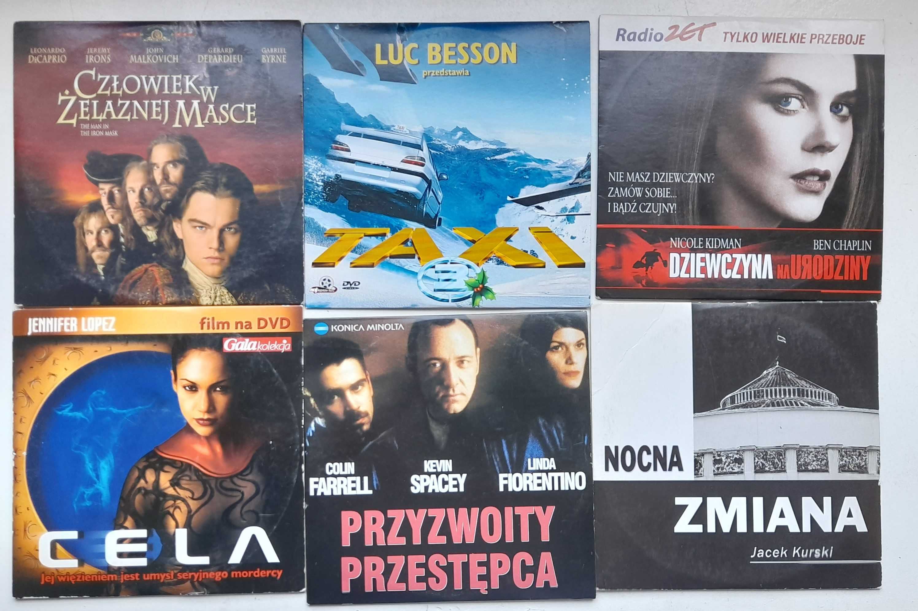 6 filmów na płytach DVD