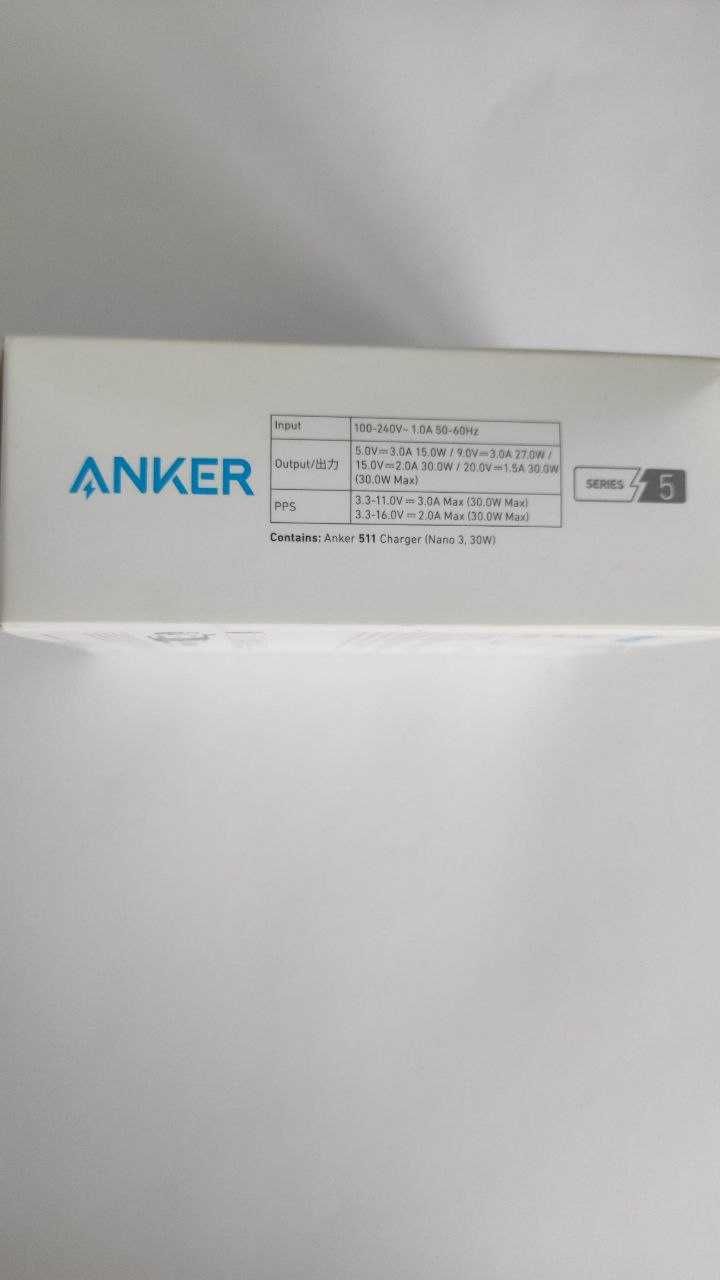 Зарядний пристрій Anker 30W GaN USB C