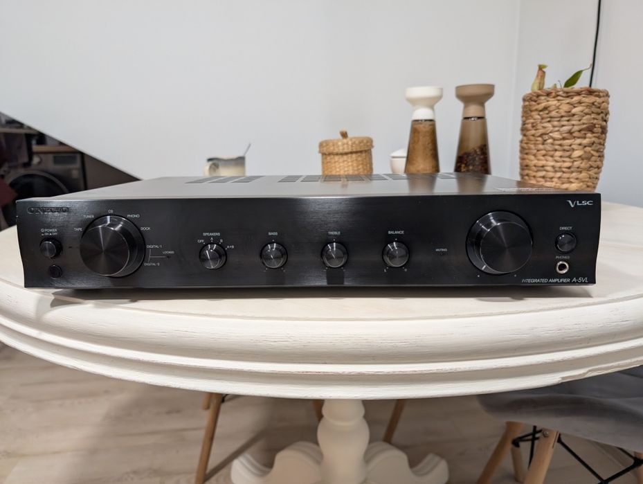Wzmacniacz Onkyo A-5VL Dual mono, PILOT, DAC Burr Brown, gramofon MM