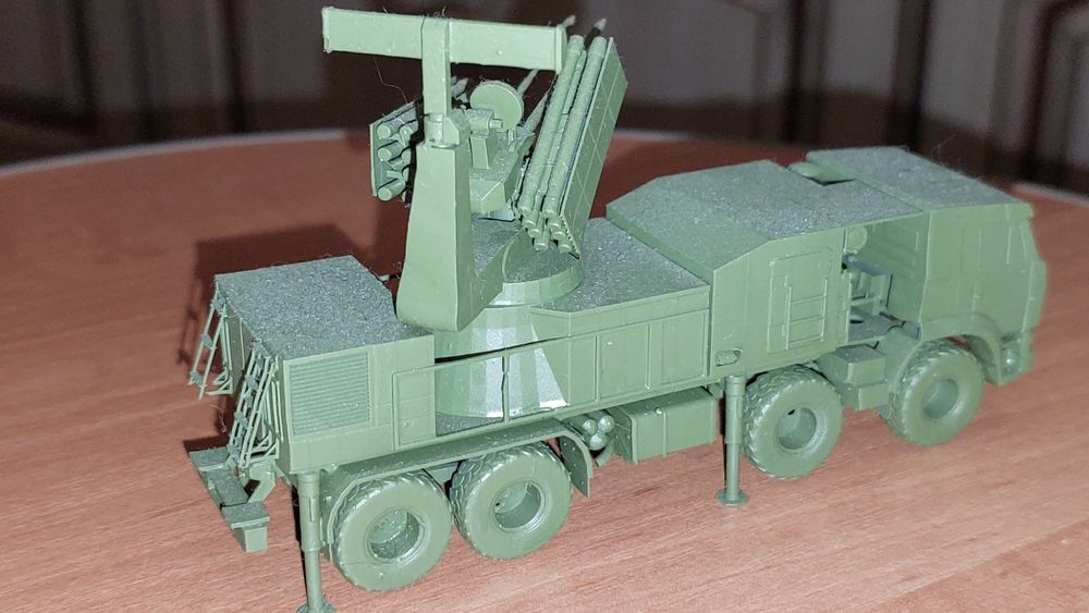 3д модель зі смоли Панцирь с1 ,маштаб 1.87