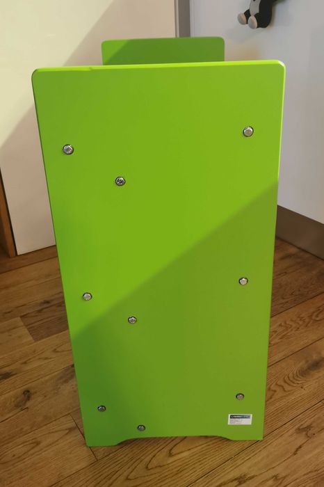 regał na zabawki wys. 60 głębokość 30  szerokość 66 zielony niebieski