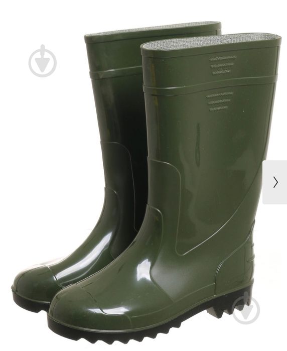 Чоловічі чоботи марки Litma з ПВХ зелені нові