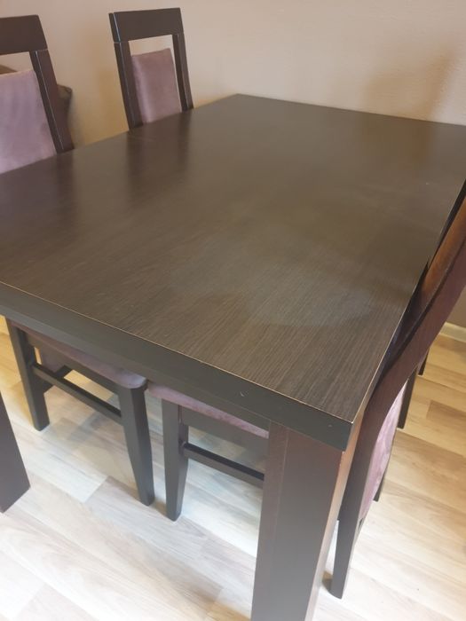 Stół drewniany duży wenge