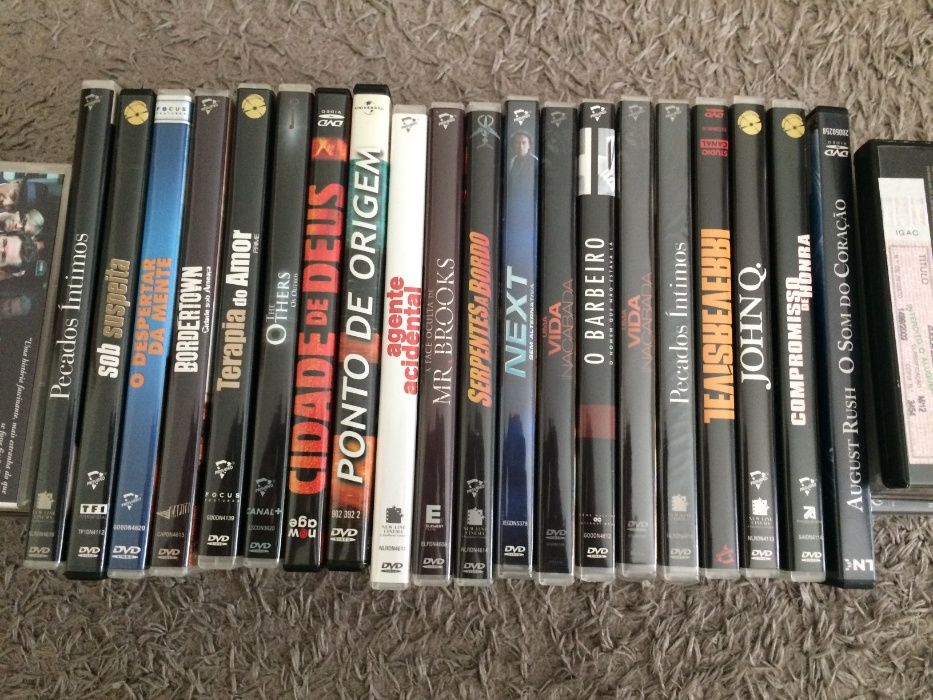 39 DVDs - Usados e novos