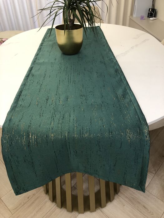Bieżnik elegancki zielen butelkowa