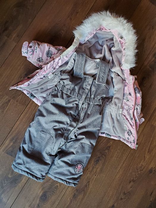 Зимний раздельный комбинезон Deux par Deux 12 мес 86см