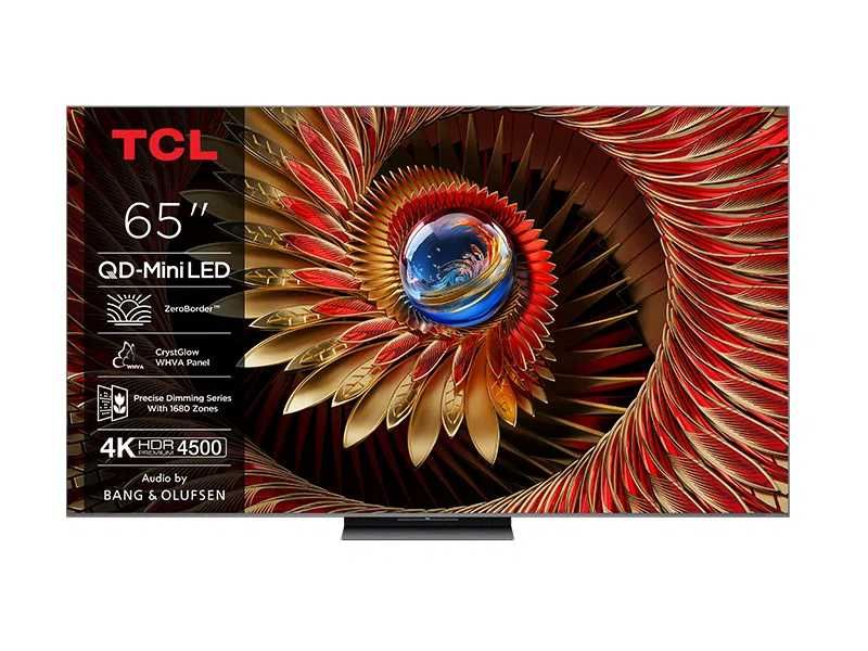 TCL 65C8K 65" QD-Mini LED 4K 144 Hz Google TV  NOWY 1000 zł taniej!