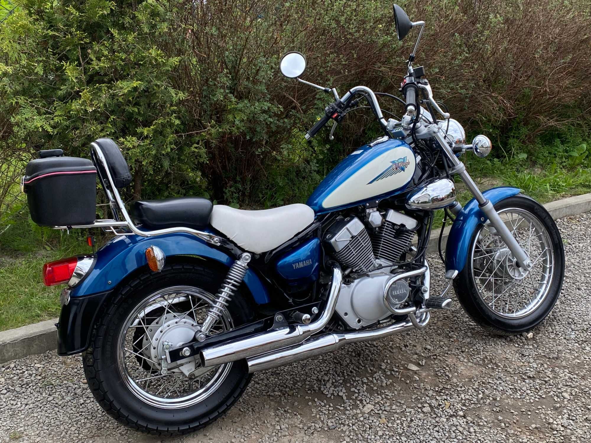 Yamaha Virago 125 19Tys_Piękny kolor_Zadbana_Opłacona_z Niemiec_2001r