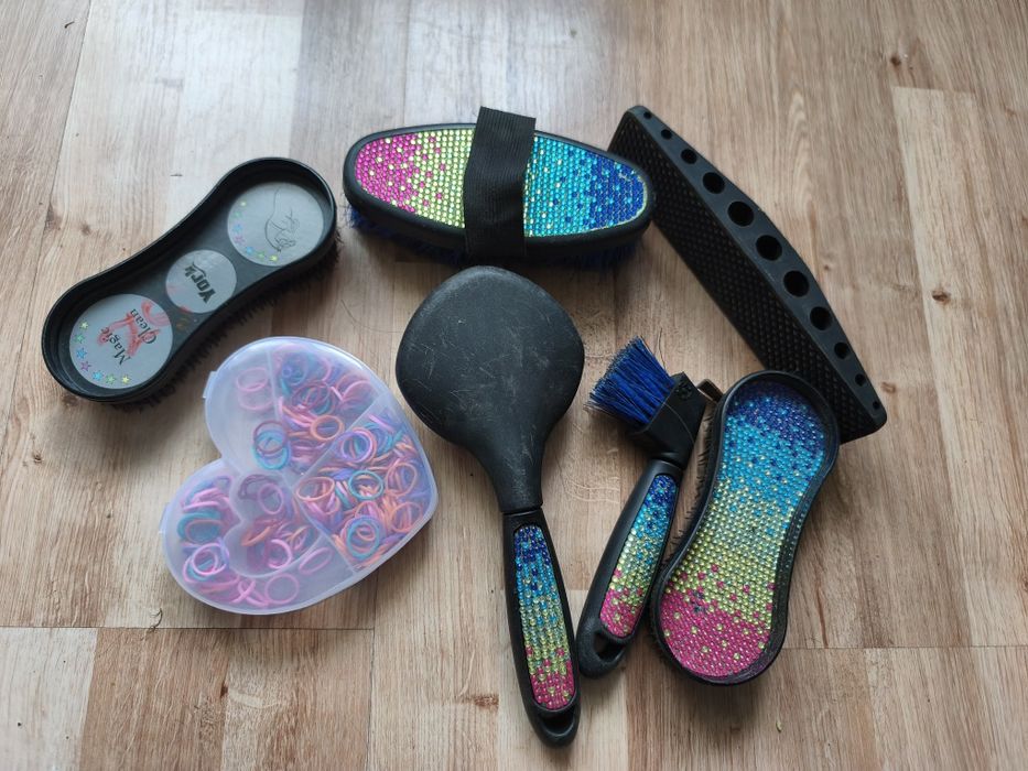 Skrzynka jeździecka z akcesoriami