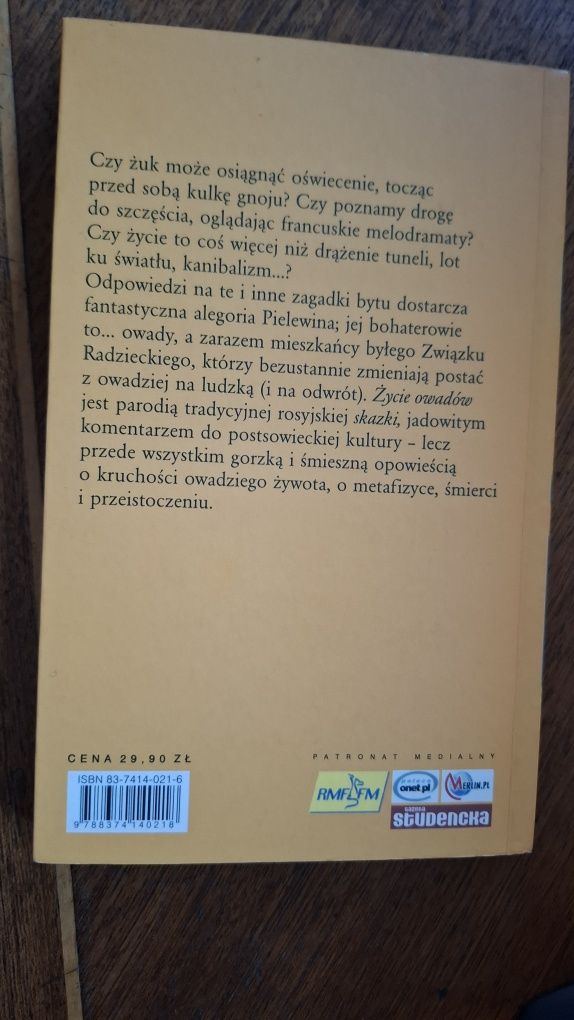 Wiktor Pielewin Życie owadów 2004 W.A.B.